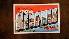 Vintage Postcard Color Greetings From Memphis Tennessee 1943 K4 picture