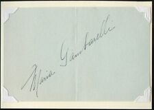 Maria Gambarelli d1990 signed autograph auto 3x5 Cut Italian Ballerina & Actress picture