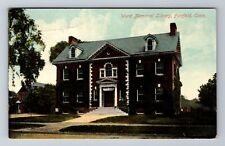 Fairfield CT-Connecticut, Ward Memorial Library, c1912 Vintage Souvenir Postcard picture