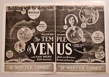 1923 Silent Movie Ad 