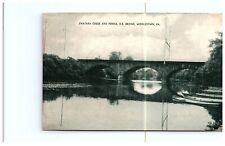 Pennsylvania Middletown Pa Swartara Creek and Penna R.R. Bridge Postcard picture