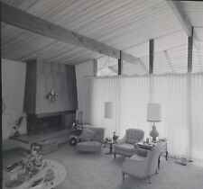 Vintage Negative Fabulous Eichler MCM Living Room Architecture Design Interior picture