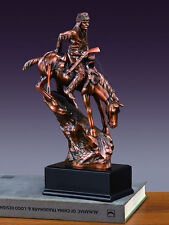 American West Mountain Man Bronze Figurine Statue 7