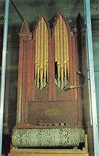 San Juan Bautista CA, Mission, Old Magic Barrel Organ, Vintage Postcard picture