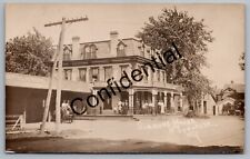 Real Photo Simmons House Hotel & Wagon At North Syracuse NY New York RP RPPC G61 picture
