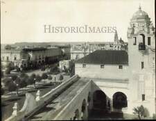 1915 Press Photo View from a Spanish balcony looking toward the sea, Panama picture