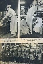 1918 Vintage Illustration American Women Doing War Work World War I picture