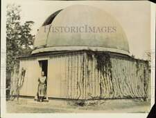 1931 Press Photo Carol Jane Anger Posing at Harvard Observatory - nei50659 picture