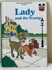 Vtg. Lady and the Tramp Disney Book Club Edition 1981 Hardcover Children's Story picture