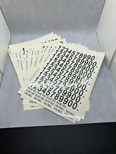 12 Sheets from 1998 RJR/R.J. Reynolds Tobacco Price & Sign Stickers - LOOK picture