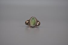 Old Pawn Navajo Sterling Silver Ring - Turquoise  size 3 1/2 picture