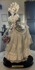 Giovanni Collection Lovely Lady Figurine w/ Fruit Basket Gem Necklace Statue picture