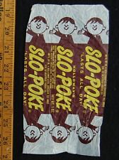 [ 1960s - 1970s M.J. Holloway - SLO-POKE Candy Wrapper - Vintage Food Package ] picture