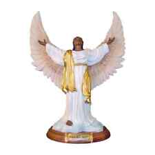 African American Angel Figurines Golden Open Armed Angel/Lg Black Angel sculptur picture