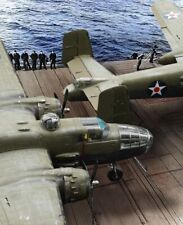 B25s of Doolittle's Raiders Aboard USS Hornet WWII WW2 Colorized #2074 4x6 picture