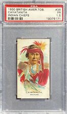 1930 BAT British American Tobacco Indian Chiefs CAYATANITA #36 PSA 1.5 FR picture