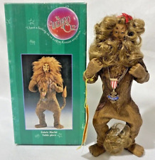 Kurt S. Adler The Wizard of Oz Cowardly Lion Fabric Mache Table Piece New W/ Box picture