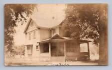 Charming House w Wraparound Porch RPPC Chico California Antique Photo 1908 picture