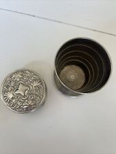 Vintage Portable Tin Drinking Cup picture