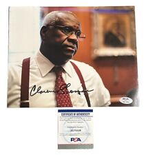 CLARENCE THOMAS HAND SIGNED 8x10 PHOTO SUPREME COURT JUSTICE VERY RARE PSA COA picture