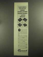 1968 Garrard Turntable Ad - SL 95, SL 75, SL 65 & SL 55 picture