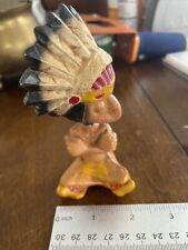 Vintage Rare Native American Indian Chief Bobblehead or Nodder picture