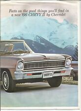 Original 1966 Chevrolet Chevy II, Nova SS, Nova Dealer Sales Brochure, catalog  picture