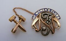 10Kt Gold Federation Of Womens Clubs Pin Nevada 1946 picture