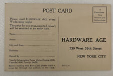 1922 Business Reply Envelope HARDWARE AGE, New York picture