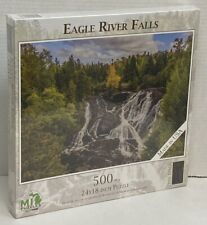Eagle River Falls Puzzle, Keweenaw Michigan By Phil Stagg 500 Pieces Made In USA picture