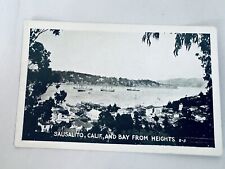 Old Vintage c.1910's  SAUSALITO CA.  RPPC Real Photo POSTCARD  From Heights #253 picture