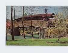 Postcard Humpback Covered Bridge Covington Virginia USA picture