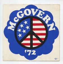 1972  Anti Vietnam War  George McGovern  Democratic Party  Protest Cause Sticker picture