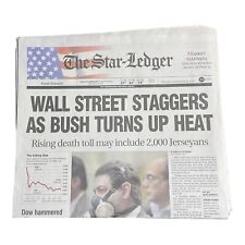 New Jersey The Star Ledger Newspaper September 18 2001 After/Post 9/11 picture