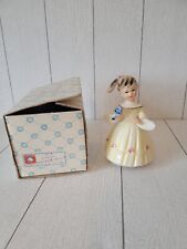 Vintage 1963 Schmid Ponytail Girl With Bluebird Figurine Musical Japan Works... picture