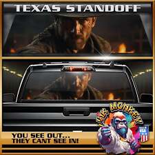 Texas Standoff - Truck Back Window Graphics - Customizable picture