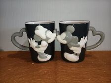 Hallmark Disney Mickey and Minnie Kissyface Mugs, Set of 2 NWOT picture