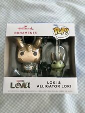 Hallmark Ornaments Funko Pop Loki And Alligator Loki 2023 Limited Edition picture