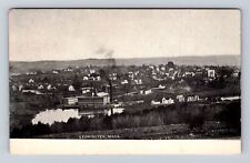 Leominster MA-Massachusetts, Aerial Of Town Area, Antique, Vintage Postcard picture