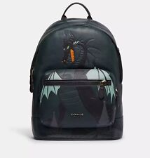 Disney X Coach West Backpack With Maleficent Dragon Villains Motif picture
