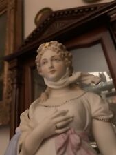 Large Antique German Rudolstadt Bisque Figurine Of Princess Of Austria picture