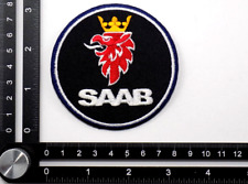 SAAB EMBROIDERED PATCH IRON/SEW ON ~3-1/8