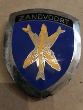 Badge Automobile car auto Zandvoort Holland The Netherlands enamel scooter shape picture