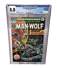 Creatures on the Loose Man-Wolf #36 CGC 8.0 (May 1975, Marvel) George Perez Art picture