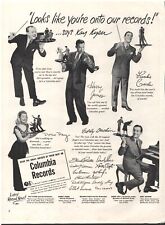 1947 Columbia Records Harry James Doris Day Kay Kyser Vintage Original Print Ad picture