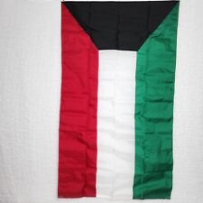 Vintage Kuwait Flag 3 x 5 Foot Annin USA NYL-GLO Nylon With Grommets picture