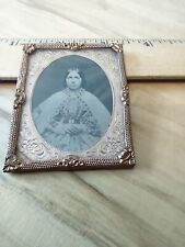 Antique Framed  Tintype Unknown Woman picture