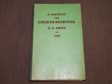 VINTAGE 1928   COURTS-MARTIAL US ARMY BOOK picture