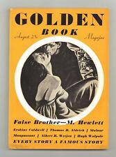 Golden Book Magazine Aug 1935 Vol. 22 #128 VG+ 4.5 Low Grade picture