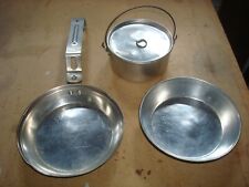 1950s, 60s Vintage Boy Scouts of America Cooking Mess Kit picture